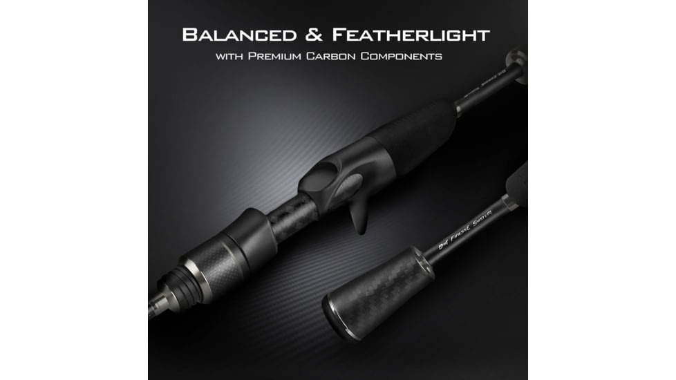 Kast King Kestrel Finesse Fishing Rod, Spinning 52 / Fast-Feather Light-2pcs, KKRDSPNKS52FLSF2