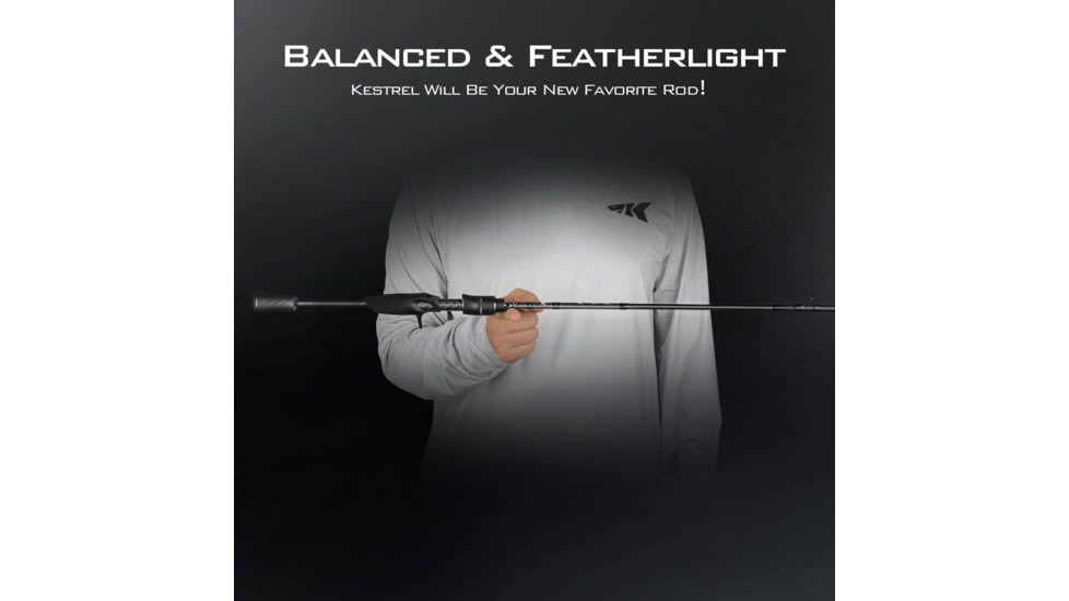 Kast King Kestrel Finesse Fishing Rod, Spinning 52 / Fast-Feather Light-2pcs, KKRDSPNKS52FLSF2