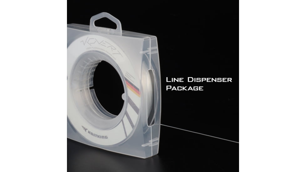 Kast King Kovert Fluorocarbon Fishing Line, Clear, 10 lb/200 yd, KKLIFLOKO200YCL10