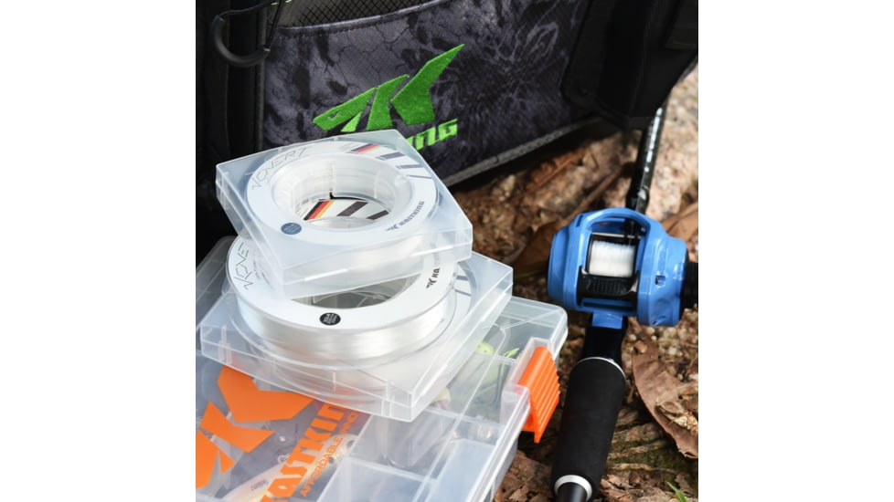 Kast King Kovert Fluorocarbon Fishing Line, Clear, 10 lb/200 yd, KKLIFLOKO200YCL10