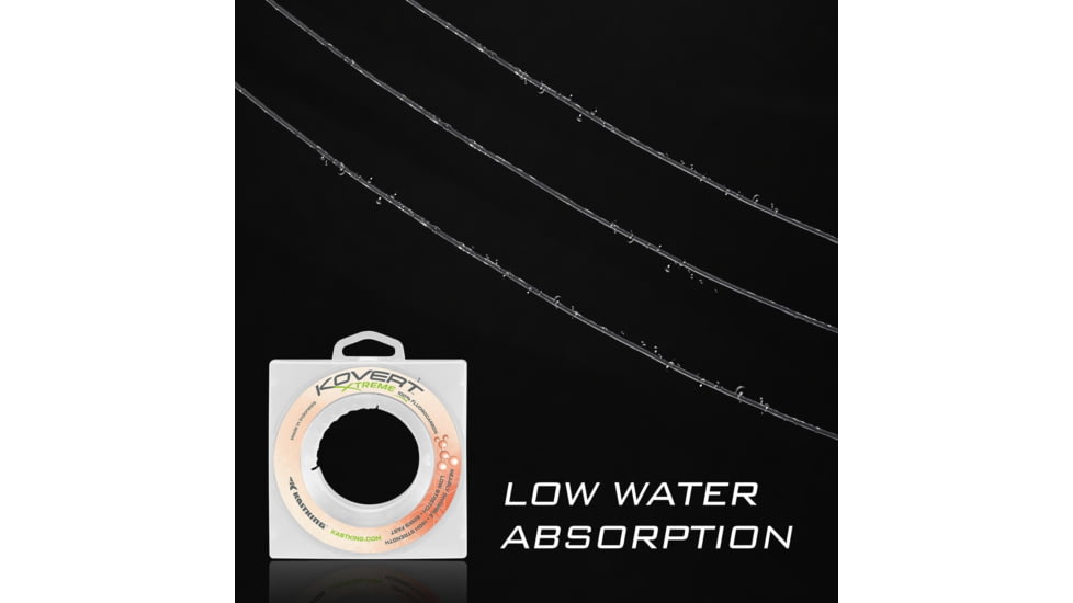 Kast King Kovert Xtreme Fluorocarbon Fishing Line, Clear, 4 lb/200 yd, KKLIFLOKX200YCL4