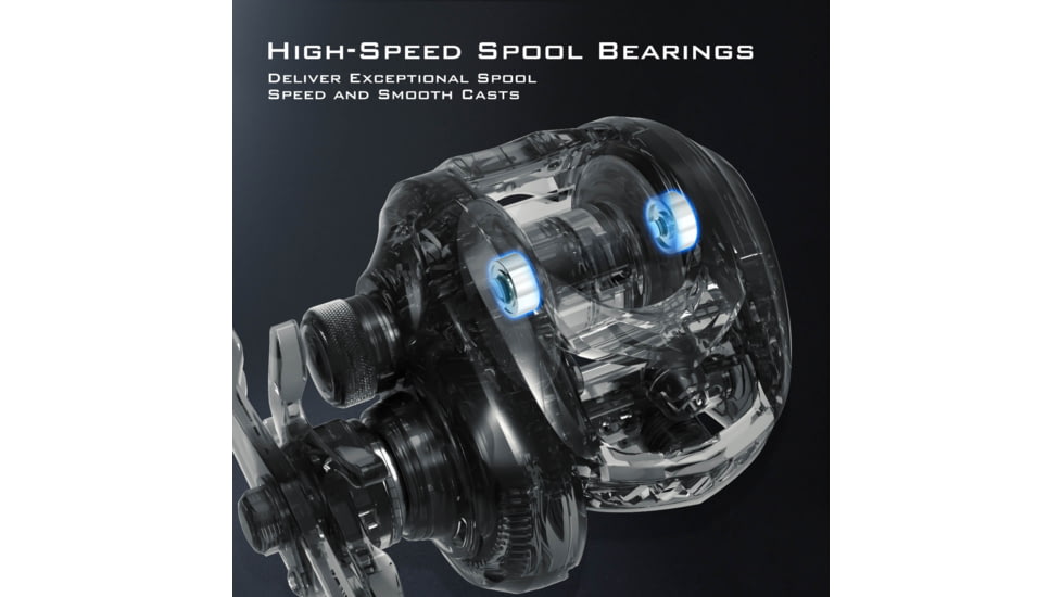 Kast King MegaJaws Elite Baitcasting Reels, Left, 7.2:1, KKRLCSTMJE72LDX