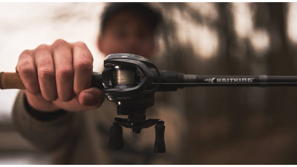 Kast King Mg12 Elite Magnesium Baitcasting Reel, Right, KKRLCSTM1275RDG