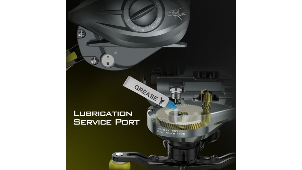 Kast King Skeet Reese Icon Baitcasting Reels, Left, KKRLCSTSR72LGS