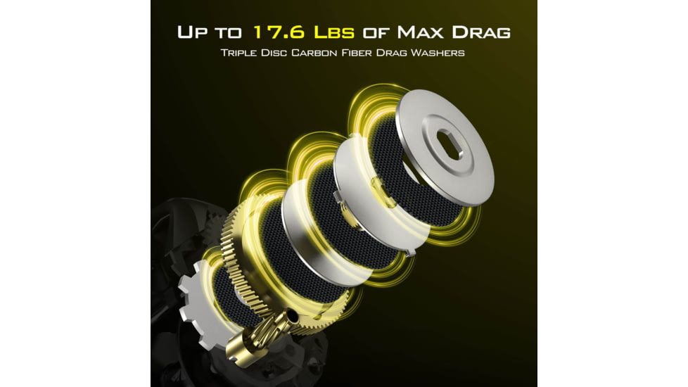 Kast King Skeet Reese Icon Baitcasting Reels, Left, KKRLCSTSR72LGS