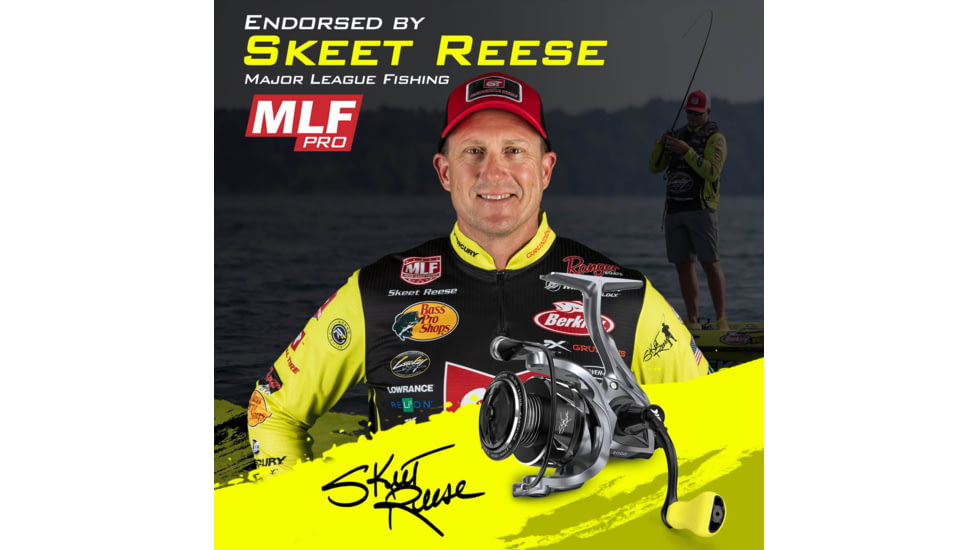 Kast King Skeet Reese Icon Spinning Reel, Size 2000, KKRLSPNSRS20GS