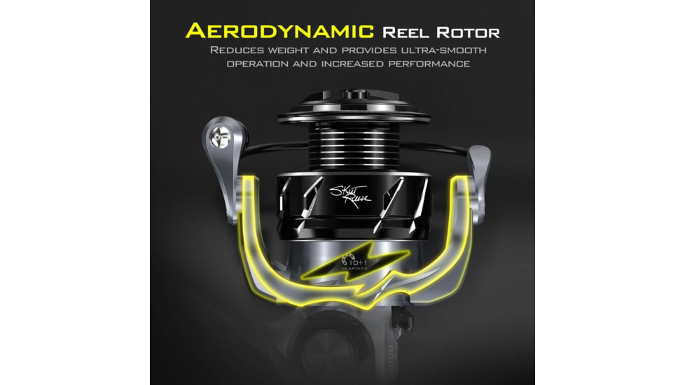 Kast King Skeet Reese Icon Spinning Reel, Size 2000, KKRLSPNSRS20GS