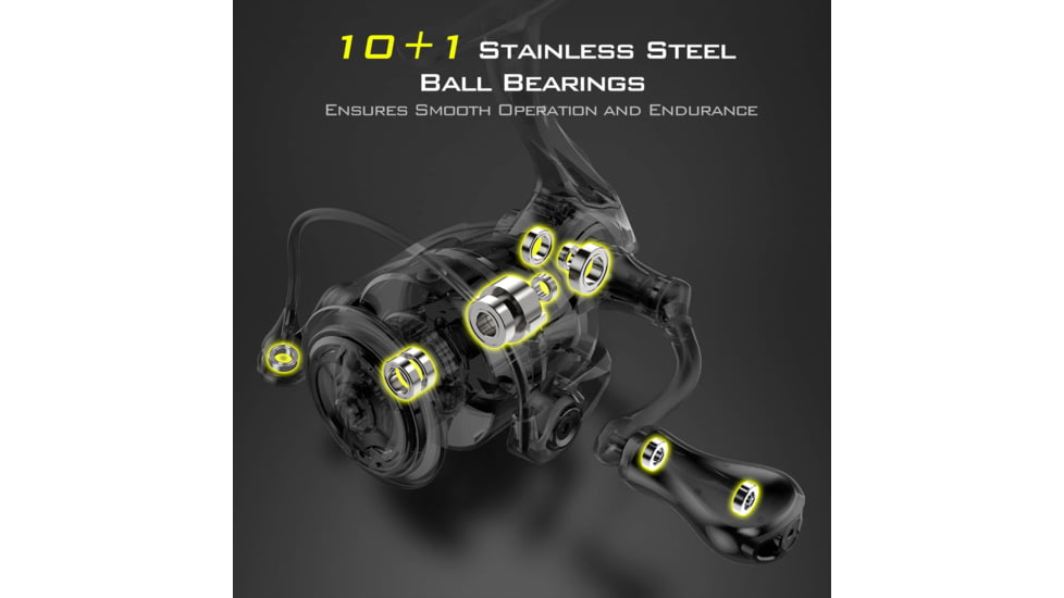 Kast King Skeet Reese Icon Spinning Reel, Size 2000, KKRLSPNSRS20GS