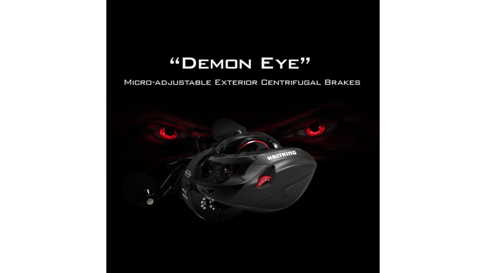 Kast King Speed Demon Elite Baitcasting Reel, Left, 7.4:1, KKRLCSTSDEDB74LGS