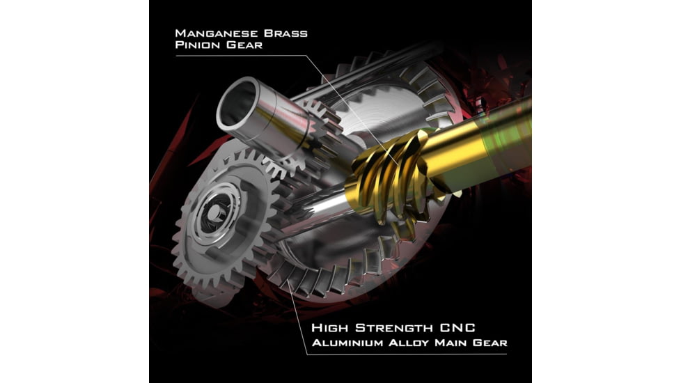 Kast King Speed Demon Elite Spinning Fishing Reel, 7.4:1, 8.7oz, KKRLSPNSDES20BK