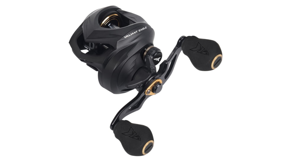 Kast King Valiant Eagle Baitcasting Reel, Left, 8.4:1, KKRLCSTVE2BFS84LBK