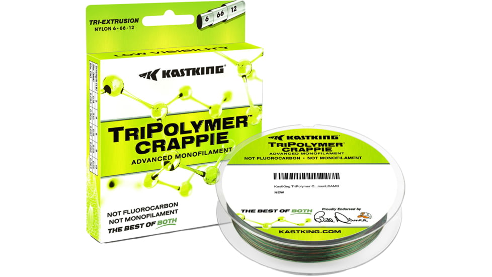 Kast King Worlds Premium Monofilament Fishing Line, Camo, 2 lb/110 yd, KKLIMONTPC110YCA2