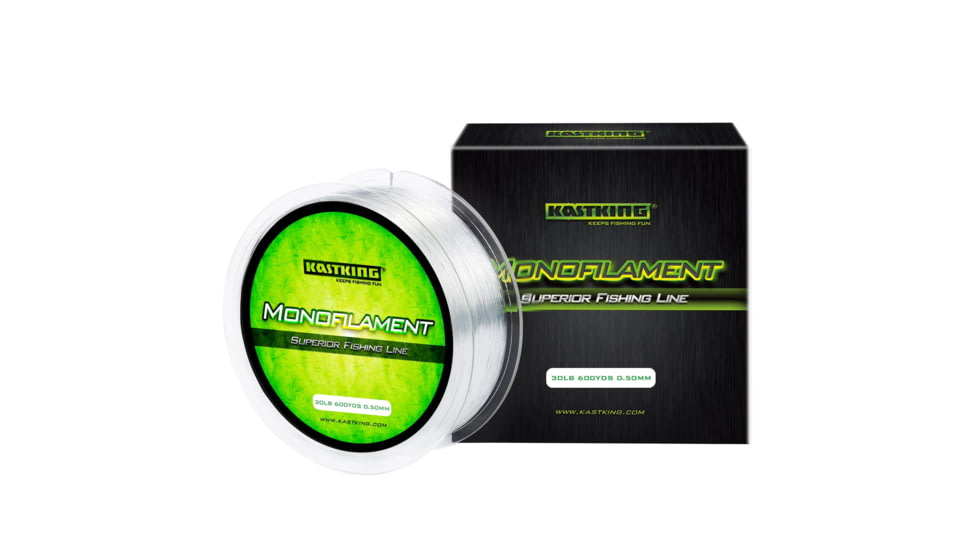 Kast King Worlds Premium Monofilament Fishing Line, Ice Clear, 10 lb/110 yd, KKLIMONTPC110YIC10