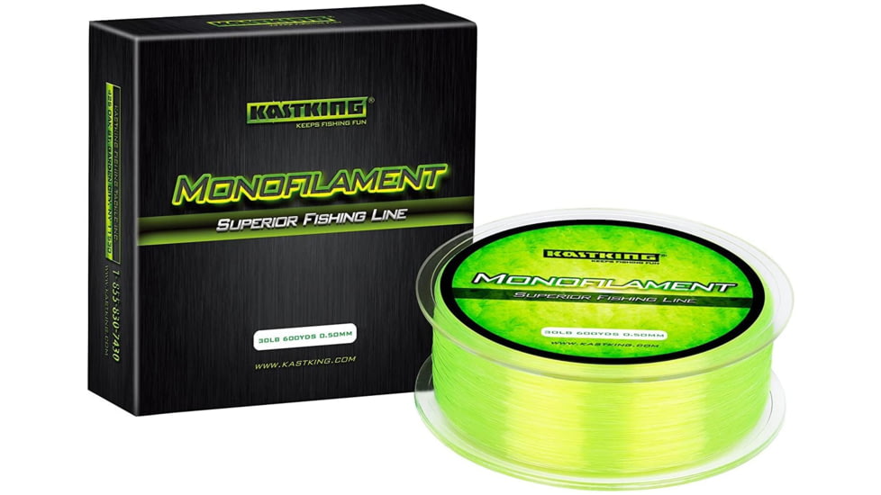 Kast King Worlds Premium Monofilament Fishing Line, Sunrise Yellow, 8 lb/110 yd, KKLIMONTPC110YSY8