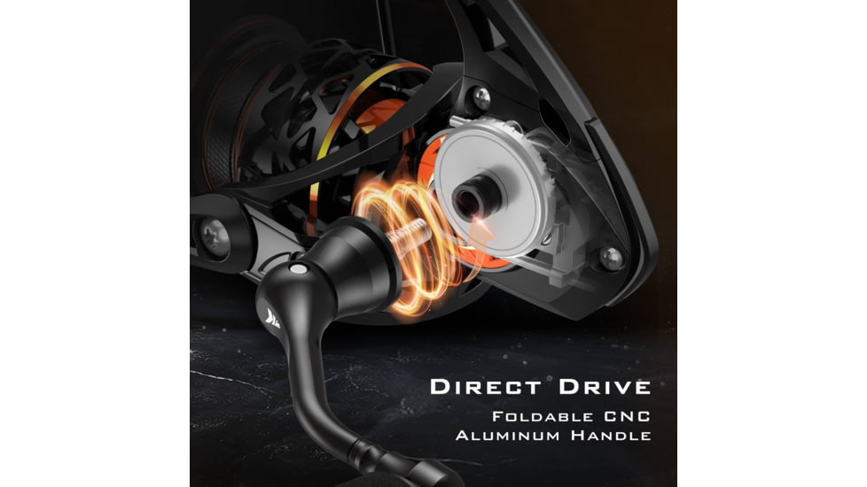 Kast King Zephyr 1000 SFS Fishing Reel, 5.2:1, 5.3oz, KKRLSPNZPSFS10BKC