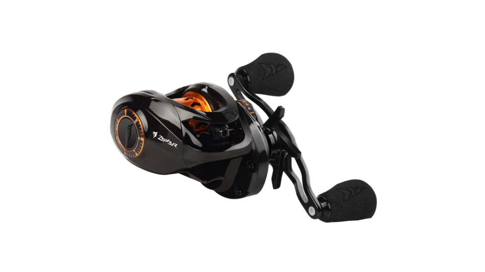 Kast King Zephyr BFS Drag Clicker Baitcasting Reel, Left Handed, KKRLCSTCZPBFSCL72LBK
