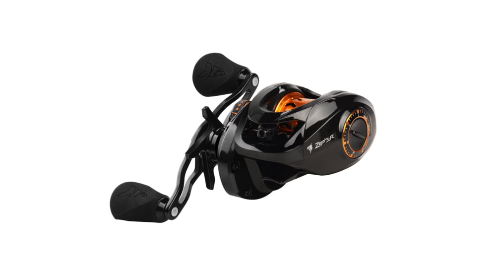 Kast King Zephyr BFS Drag Clicker Baitcasting Reel, Right Handed, KKRLCSTCZPBFSCL72RBK