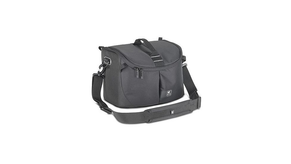 Kata DL LITE Shoulder Bag 445, Black - Pro DSLR w/ Mounted Lens and 3-5 Lenses, Flash, Accessories