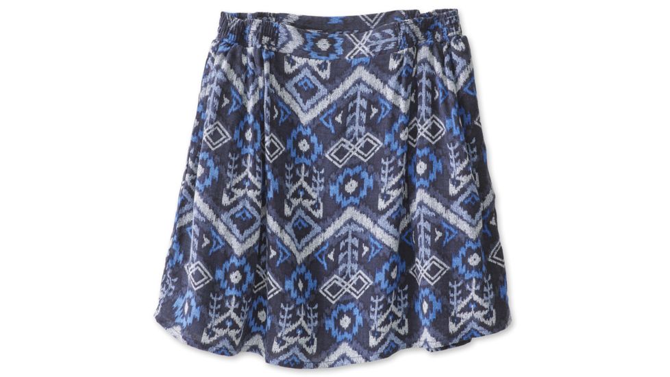 Kavu South Beach Skirt - Women's -Blue Ikat-Small