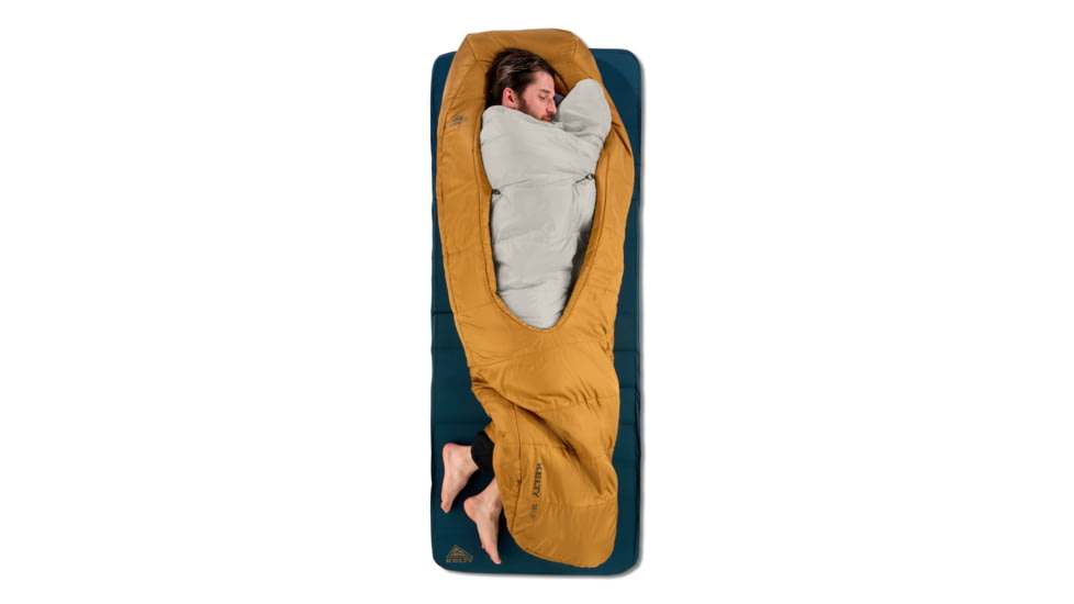 Kelty Eclipse 15 Deg Sleeping Bag, Woodthrush/Turtledove/Green Gables, Short, 35432926SR