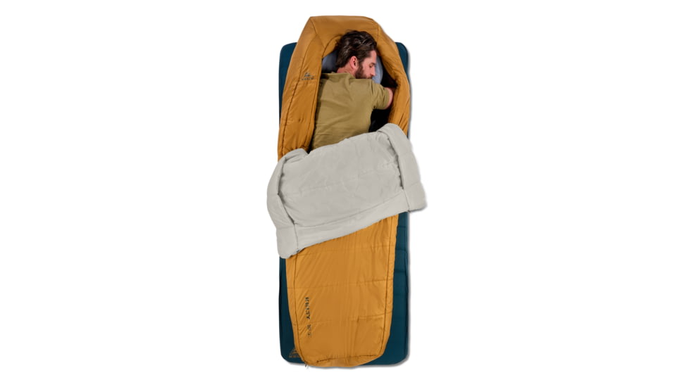 Kelty Eclipse 15 Deg Sleeping Bag, Woodthrush/Turtledove/Green Gables, Short, 35432926SR