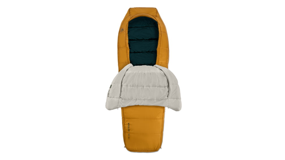 Kelty Eclipse 15 Deg Sleeping Bag, Woodthrush/Turtledove/Green Gables, Short, 35432926SR
