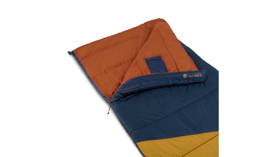 Kelty Solstice 20 Deg Sleeping Bag, Midnight Navy/Woodthrush/Gingerbread, 35432426MNV