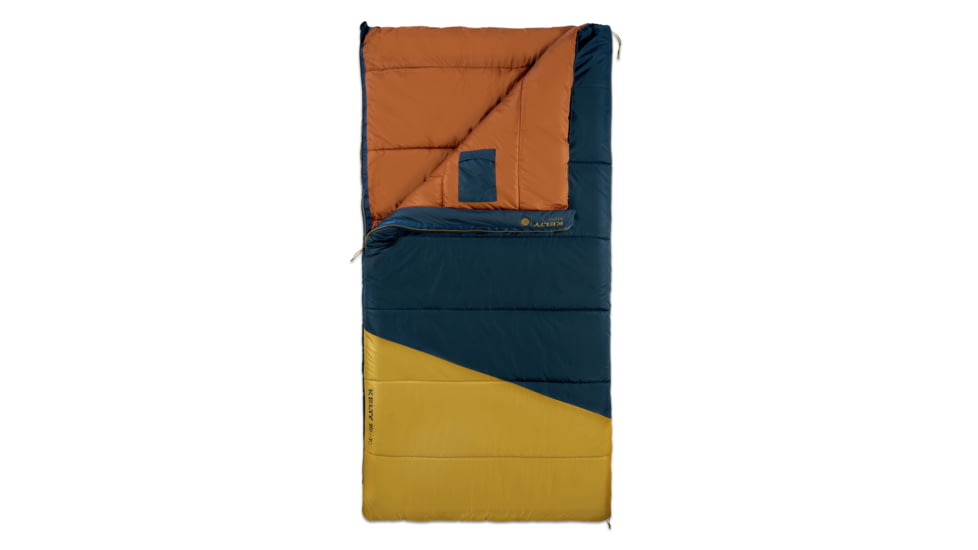 Kelty Solstice 20 Deg Sleeping Bag, Midnight Navy/Woodthrush/Gingerbread, 35432426MNV