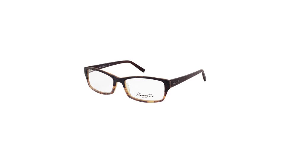 Kenneth Cole KC0209 Eyeglass Frames - Dark Brown Frame Color