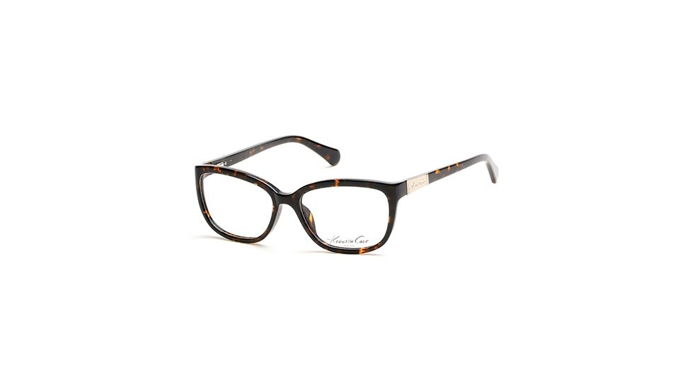 Kenneth Cole KC0235 Eyeglass Frames - Dark Havana Frame Color