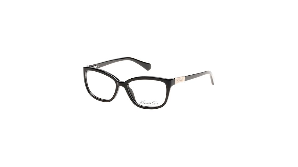 Kenneth Cole KC0235 Eyeglass Frames - Shiny Black Frame Color