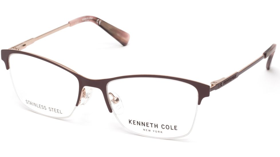Kenneth Cole KC0283 Eyeglass Frames - Matte Red Frame Color, Matte Red Lens Color