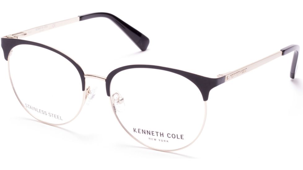 Kenneth Cole KC0289 Eyeglass Frames - Matte Black Frame Color, Matte Black Lens Color