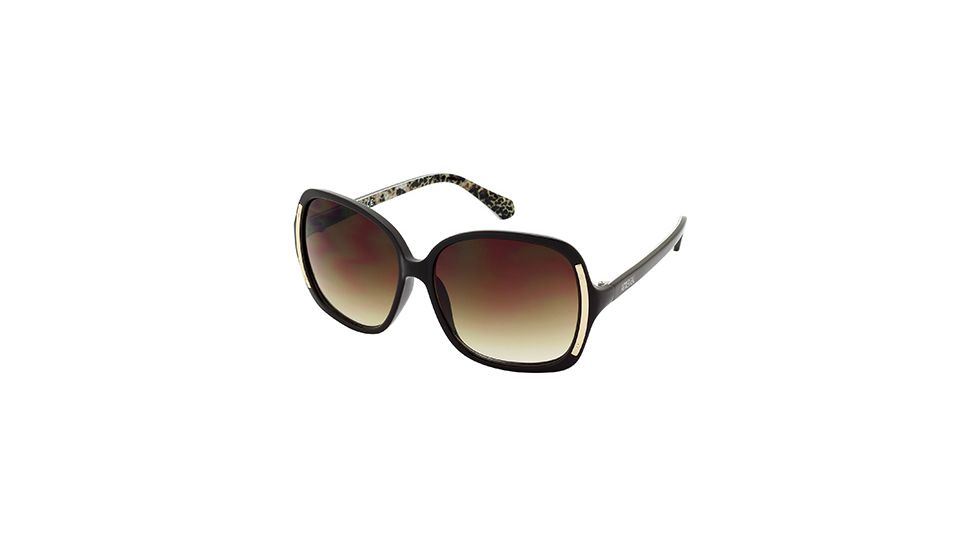 Kenneth Cole KC2723 Sunglasses - Shiny Dark Brown Frame Color, Gradient Brown Lens Color