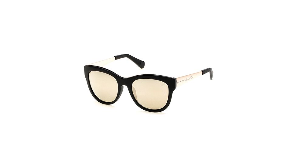 Kenneth Cole KC7195 Sunglasses - Matte Black Frame Color, Smoke Mirror Lens Color