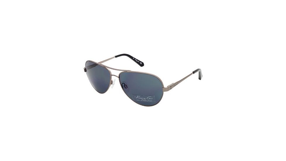 Kenneth Cole New York KC7029 Sunglasses - Matte Dark Nickeltin Frame Color, Smoke Lens Color