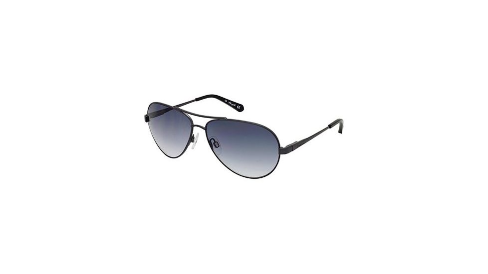 Kenneth Cole New York KC7029 Sunglasses - Shiny Dark Ruthenium Frame Color, Gradient Smoke Lens Color