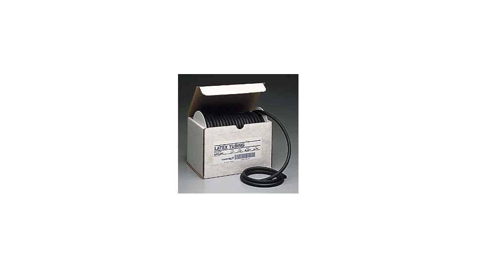 Kent Elastomer Black Latex Rubber Tubing BL604R 50' Reel Length