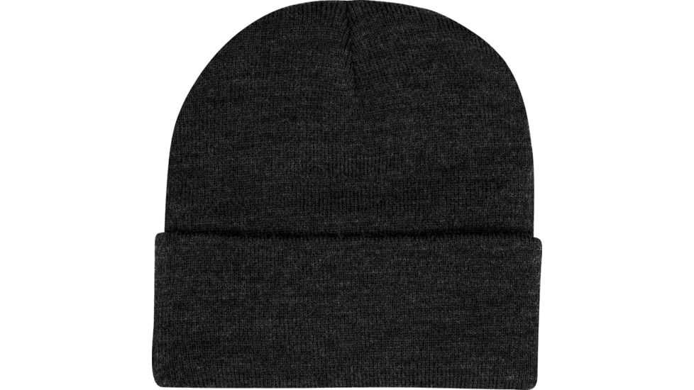 Kershaw Gray Beanie With Leather Patch
