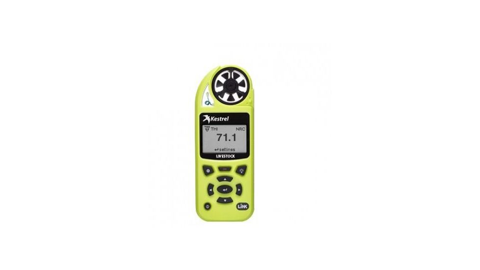Kestrel 5000AG Livestock Environmental Meter with LiNK, HiViz Green 0850AGLHVG