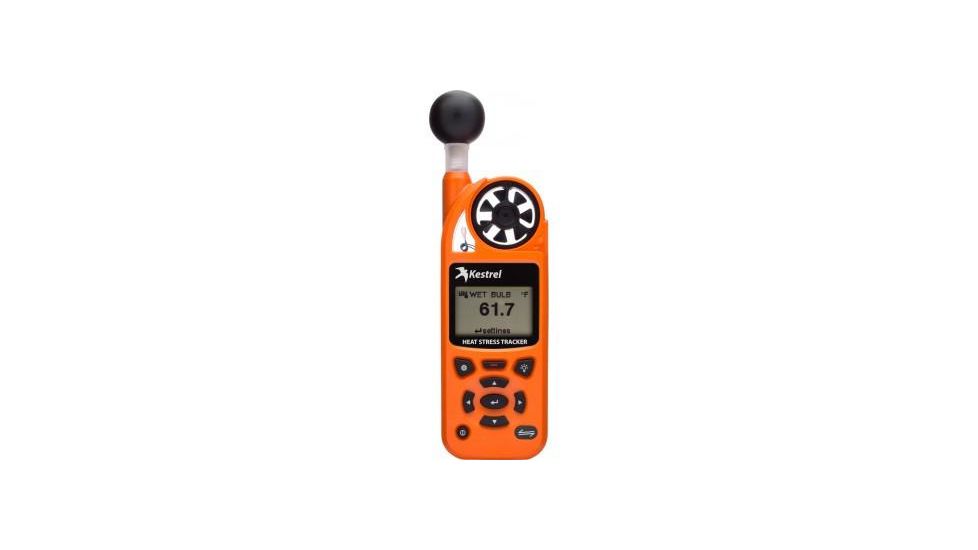 Kestrel 5400FW Fire Weather Meter Pro WBGT with LiNK, Compass and Vane Mount, Safety Orange 0854FWLVCORA