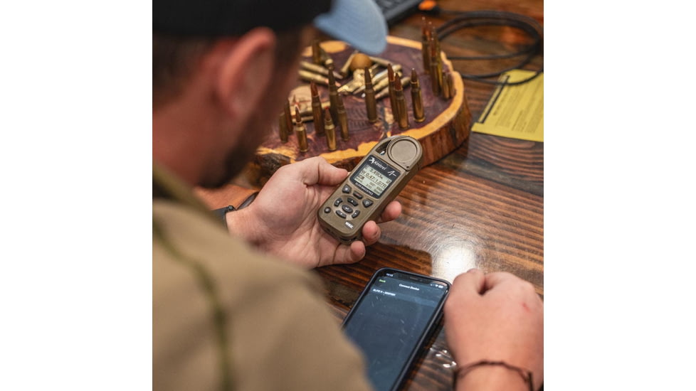 Kestrel 5700X WEZ Weather Meter w/Applied Ballistics, Flat Dark Earth, 0857XWLFDEM