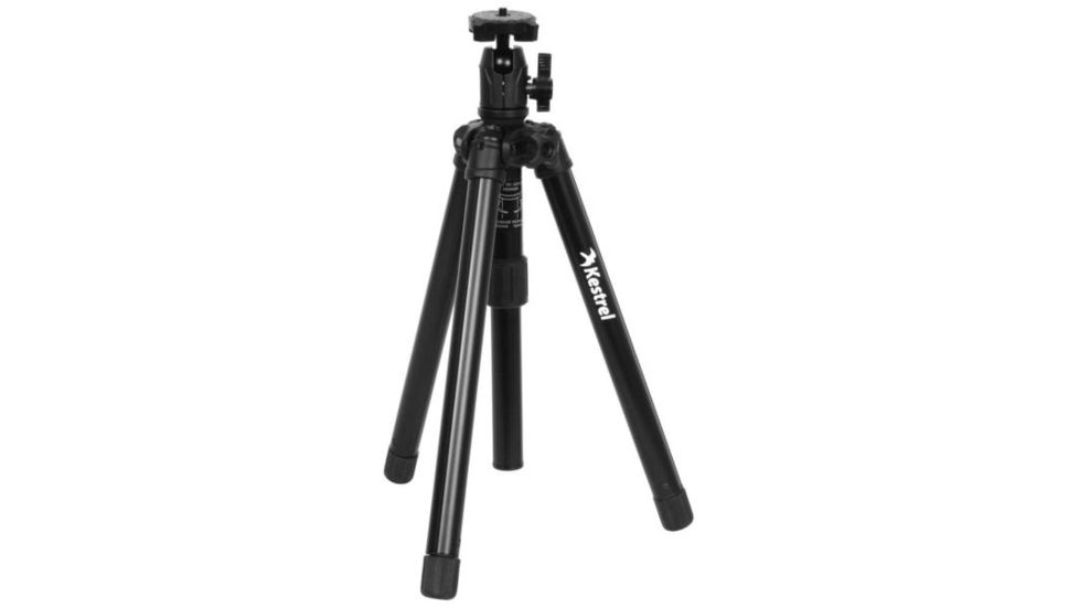 Kestrel Compact Collapsible Tripod 24 to 48in, Black, 0792