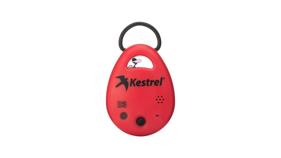 Kestrel DROP D3 Temperature, Humidity, Pressure and DA Monitor, Red 0730RED