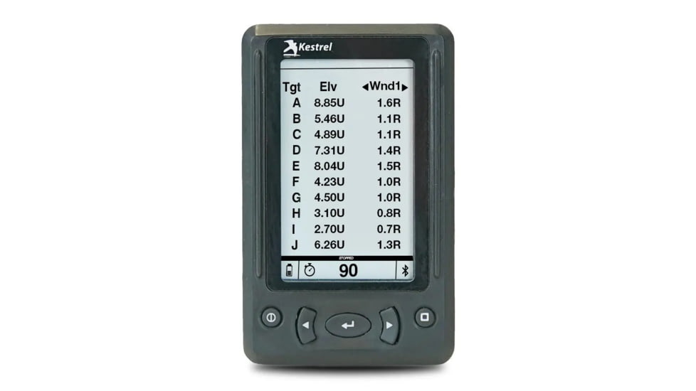 Kestrel Hud For 5 Series Ball- Istics Meters Black W/remote