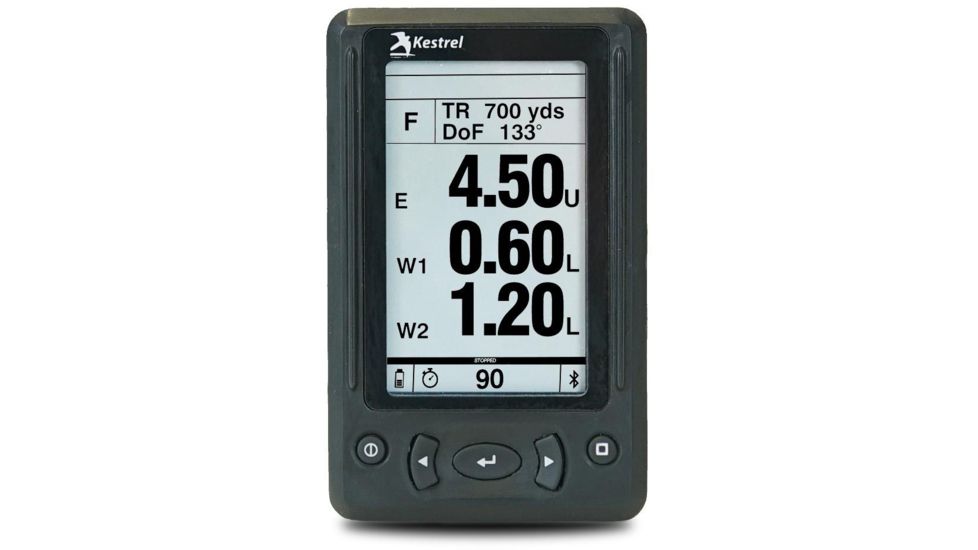 Kestrel Hud For 5 Series Ball- Istics Meters Black W/remote