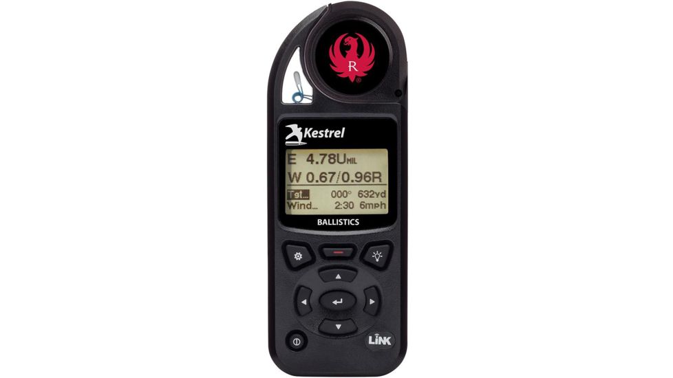 Kestrel Ruger 5700 Ballistics Weather Meter with LiNK, Black, 5.0 x 1.9 x 1.1 in, 0857BLBLK-RUG