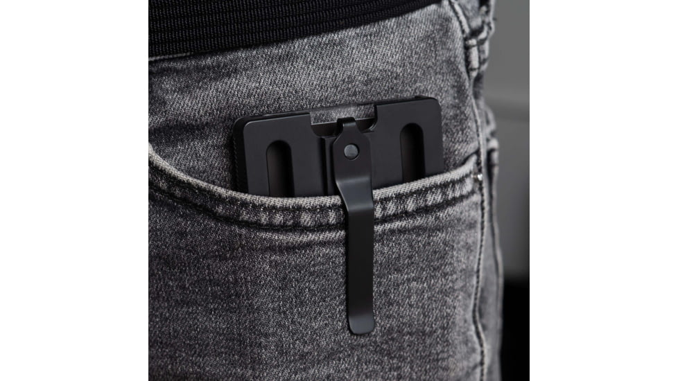 KeySmart Badge Holder Wallet, Black, KS834-BLK