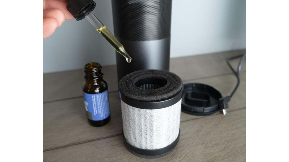 KeySmart CleanLight Portable UV Air Purifier, Black, KS917-BLK