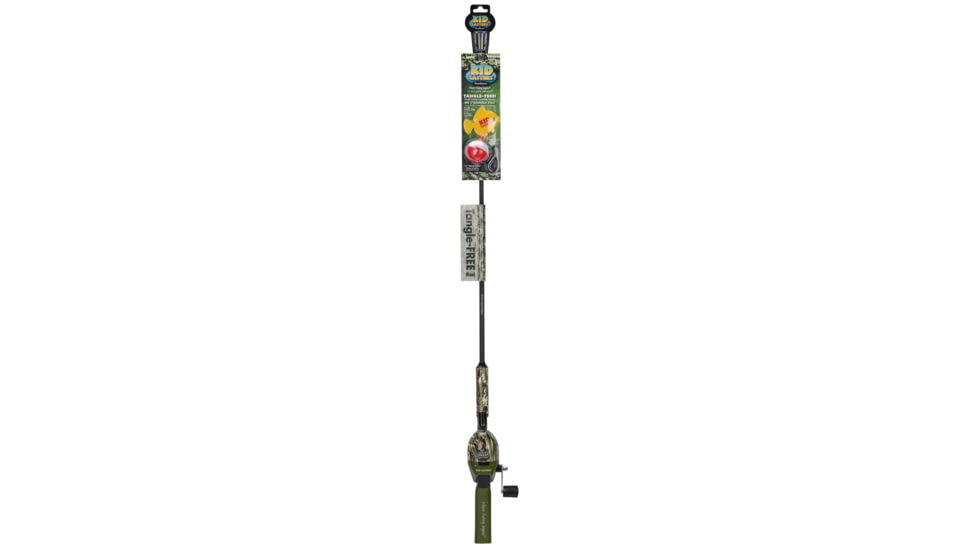 Kid Casters Green Tangle-FREE Fishing Combo, KCBSNTWB34